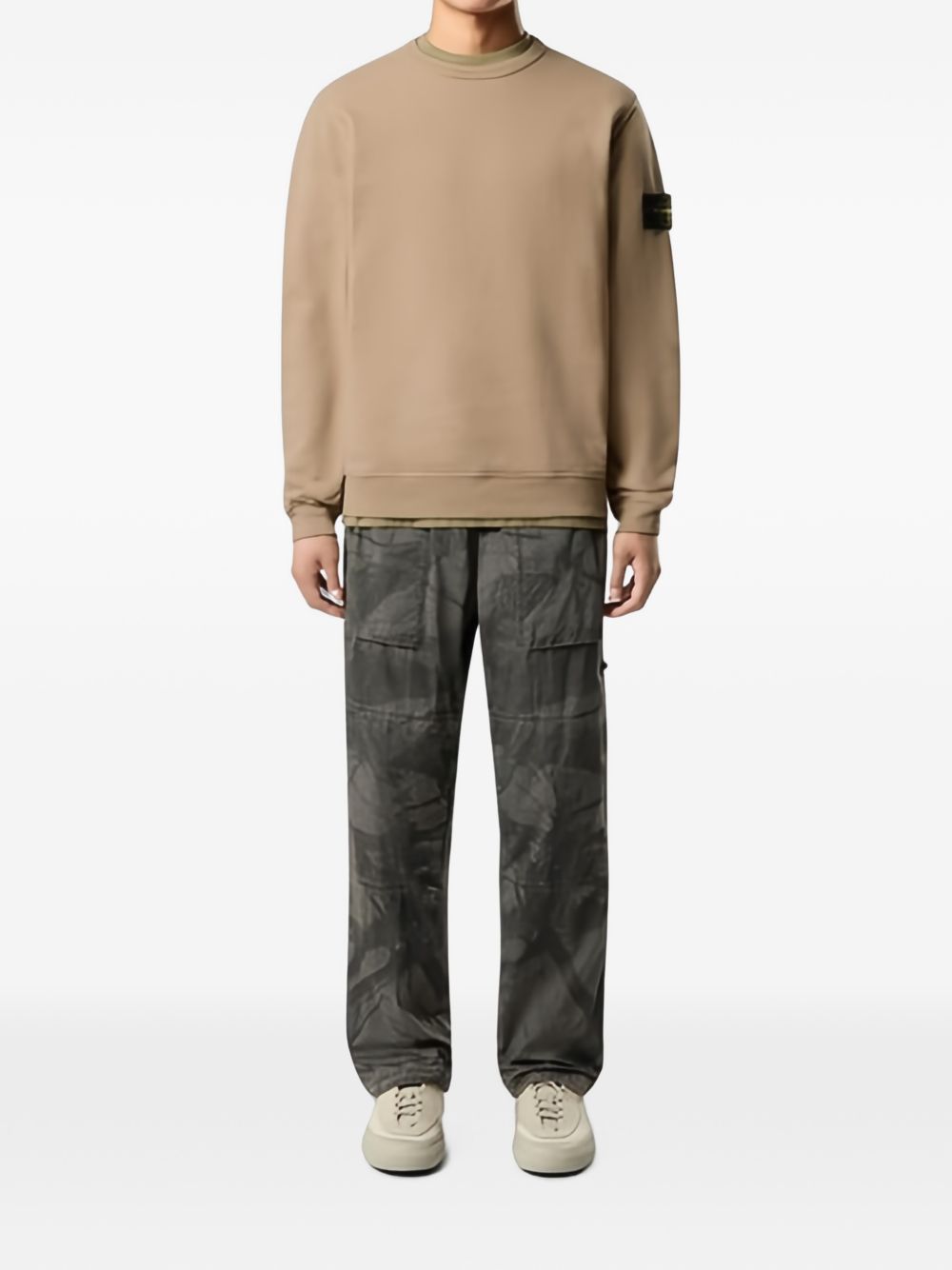 Stone Island L2S156100049 felpa biscuit