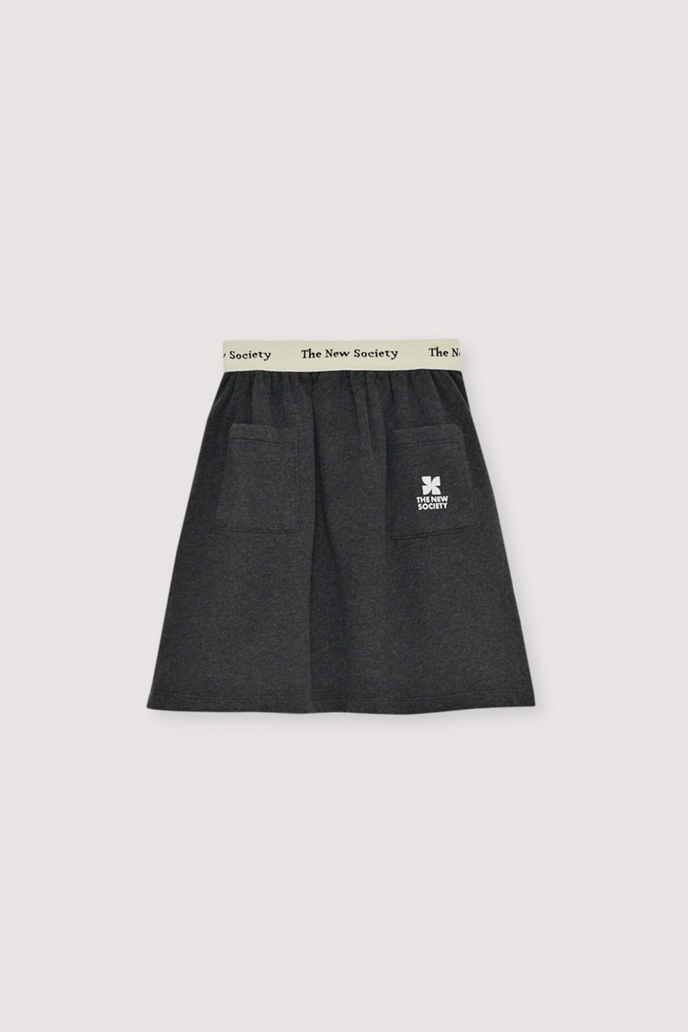The New Society TNS Logo Special gonna grigia in cotone