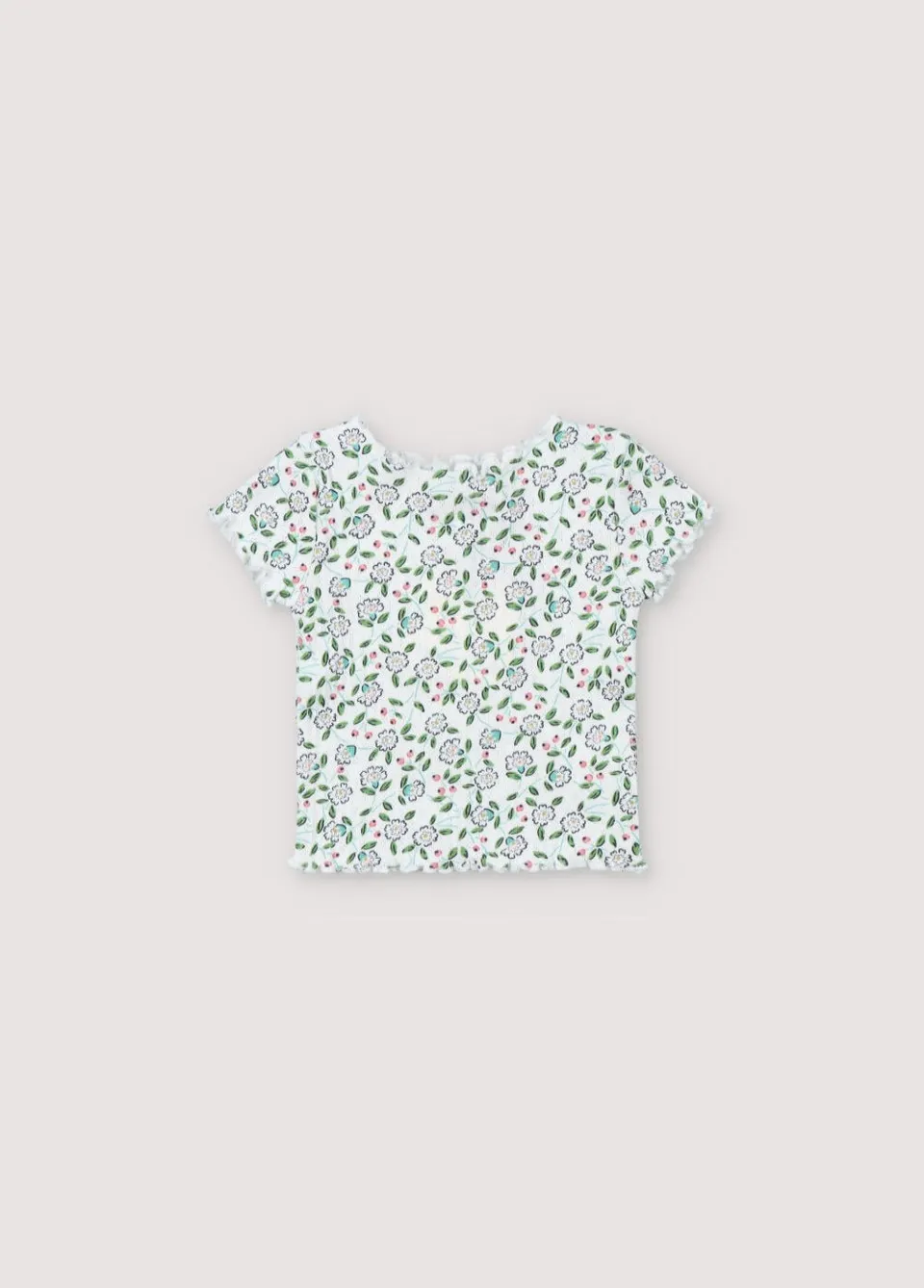 The New Society Nicolette maglietta neonato fiori 6m
