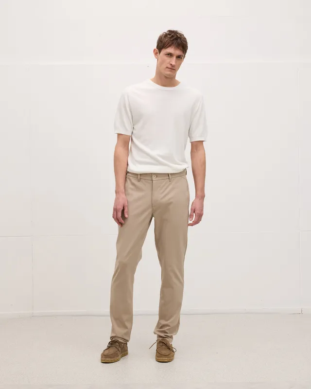 Goodpeople Bruno pantaloni stretch beige