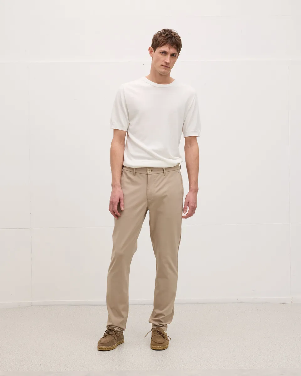 Goodpeople Bruno pantaloni stretch beige