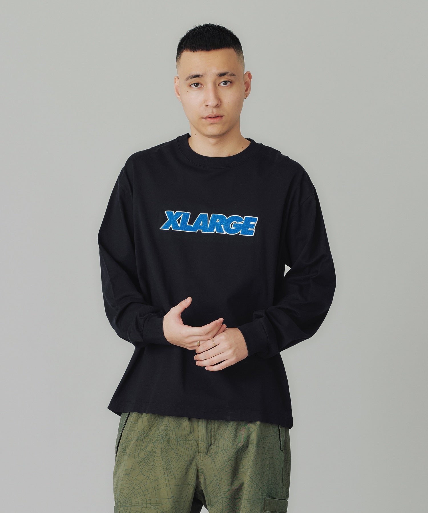 X-Large Standard Logo L/S t-shirt manica lunga