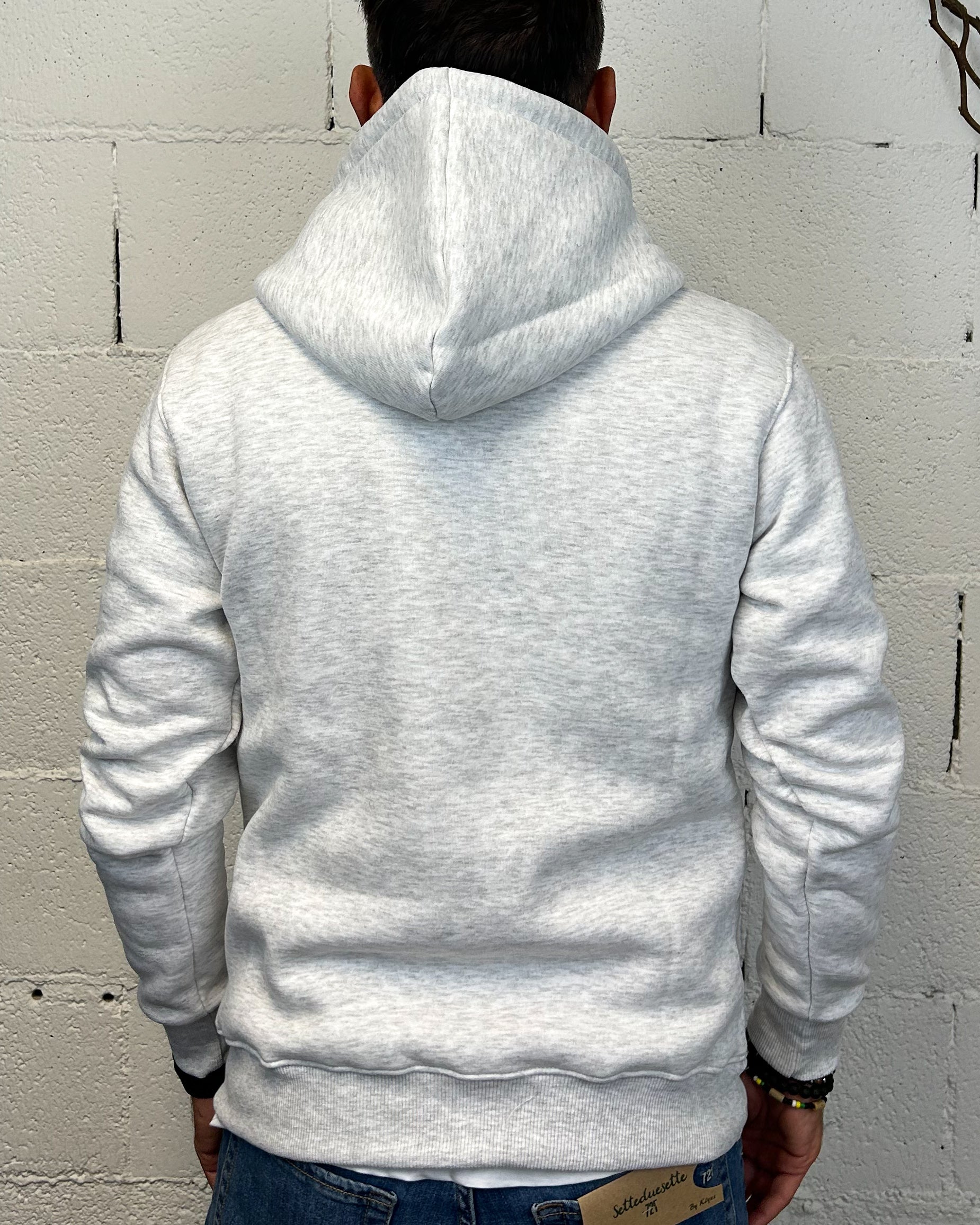 ONLYONE SUPERCULTURE New York felpa grigio ink vestibilità regolare