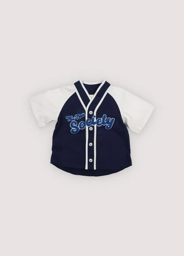 The New Society Gorse camicia baseball cotone