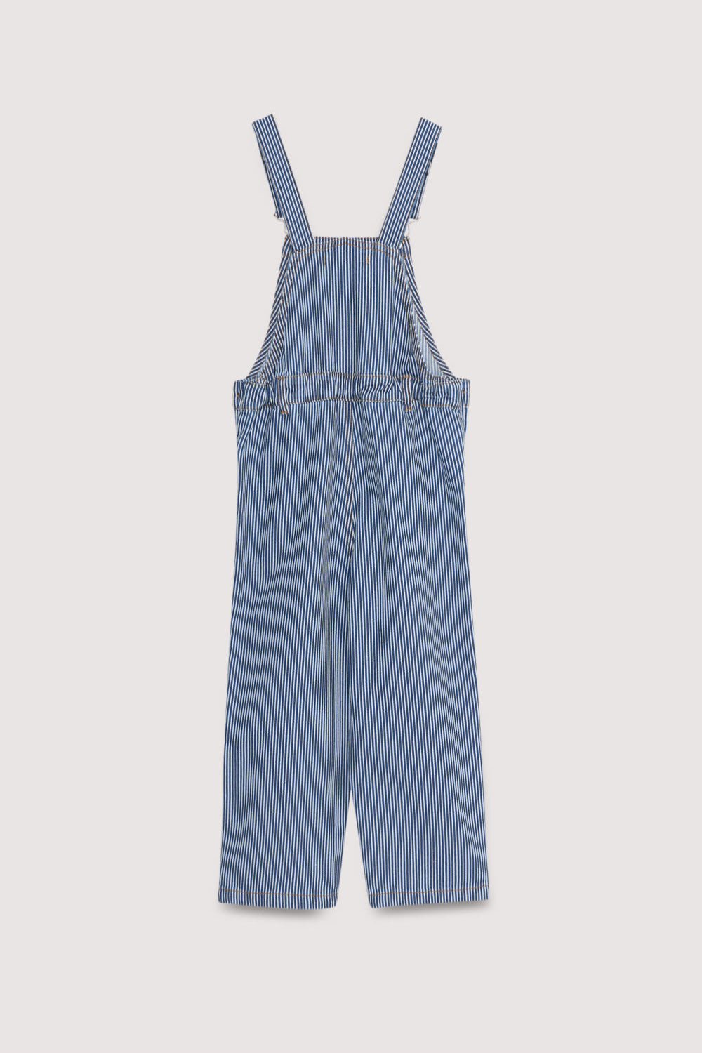 The New Society Diana salopette bimba denim righe