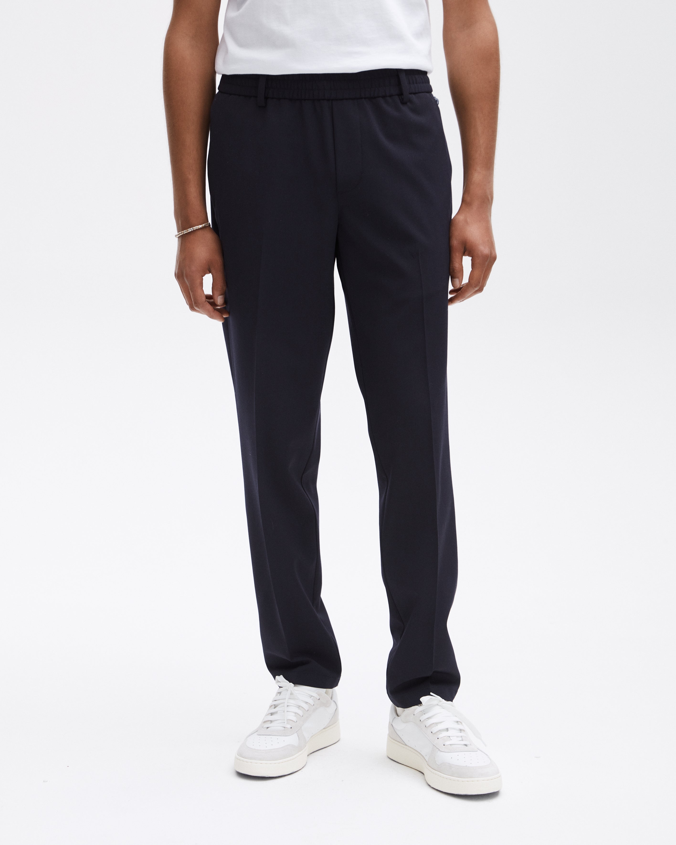 GOODPEOPLE Bien pantaloni dritti blu lana