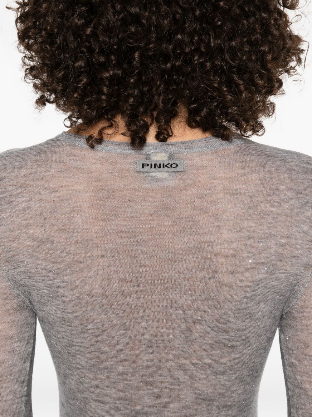 Pinko 105398 A2PMI42 maglia grigia donna