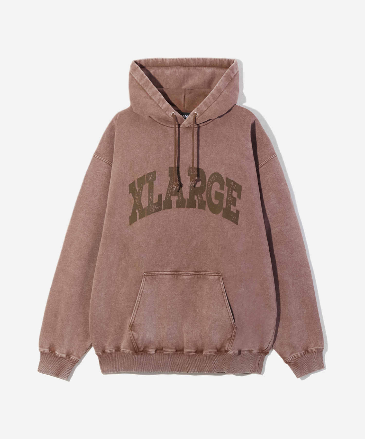 X-Large Collage Logo felpa cappuccio cotone