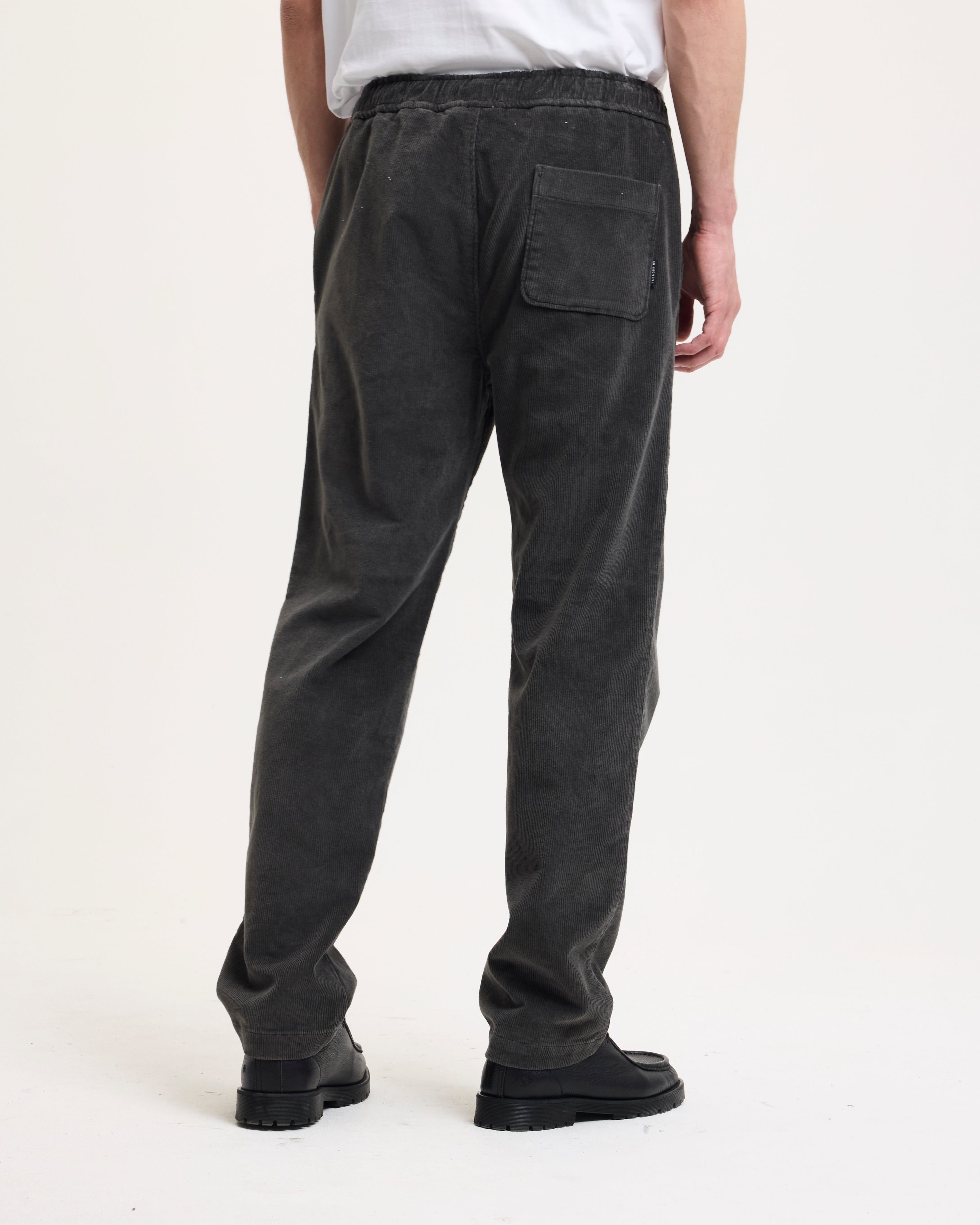 Goodpeople Bob pantaloni velluto antracite relaxed fit