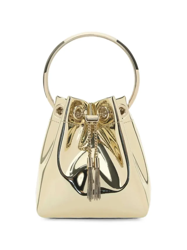 Jimmy Choo Bon Bon borsa a mano gold