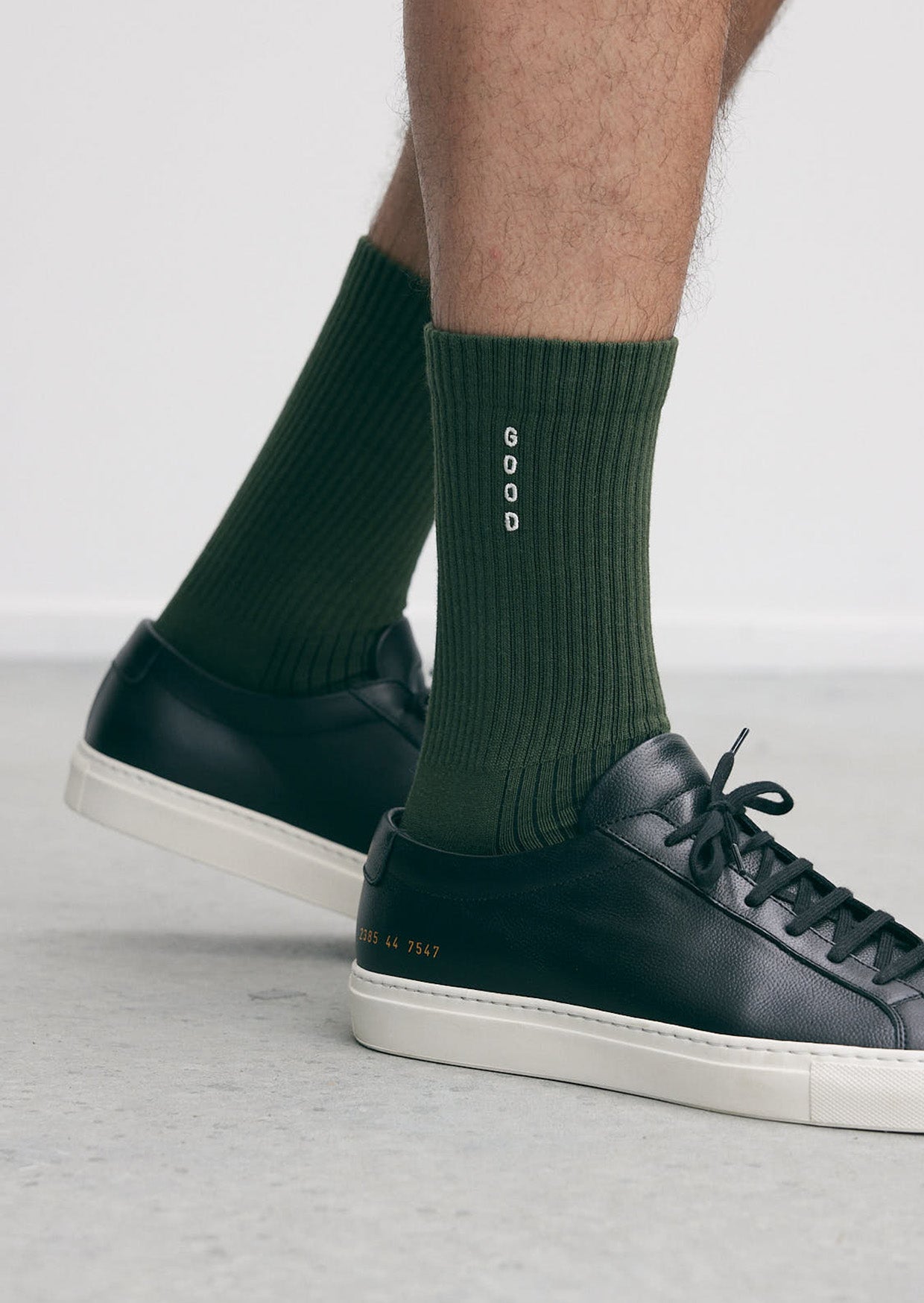 GOODPEOPLE Xoto XOTO calzini verde scuro cotone