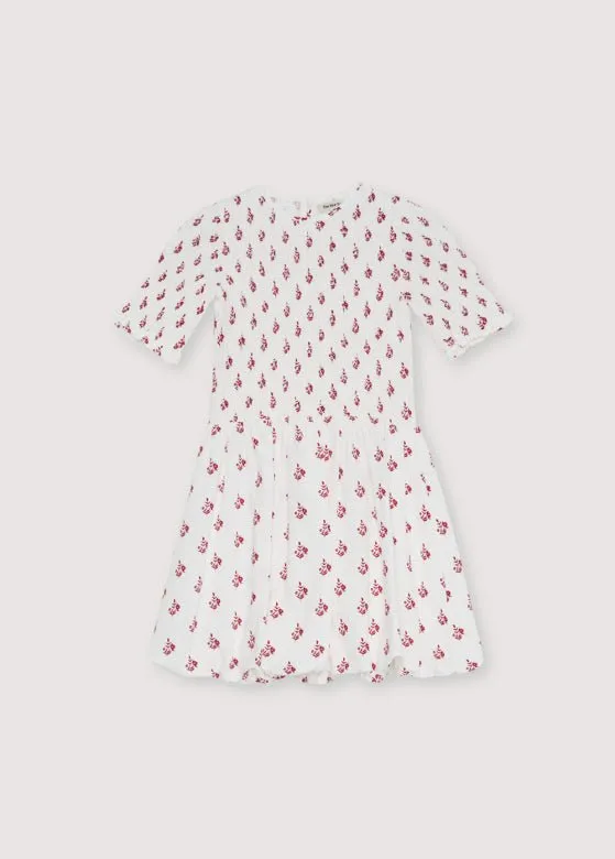 The New Society Poppy vestito teen stampa lino cotone