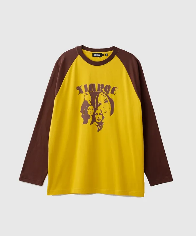 X-Large Classic Raglan maglia manica lunga cotone