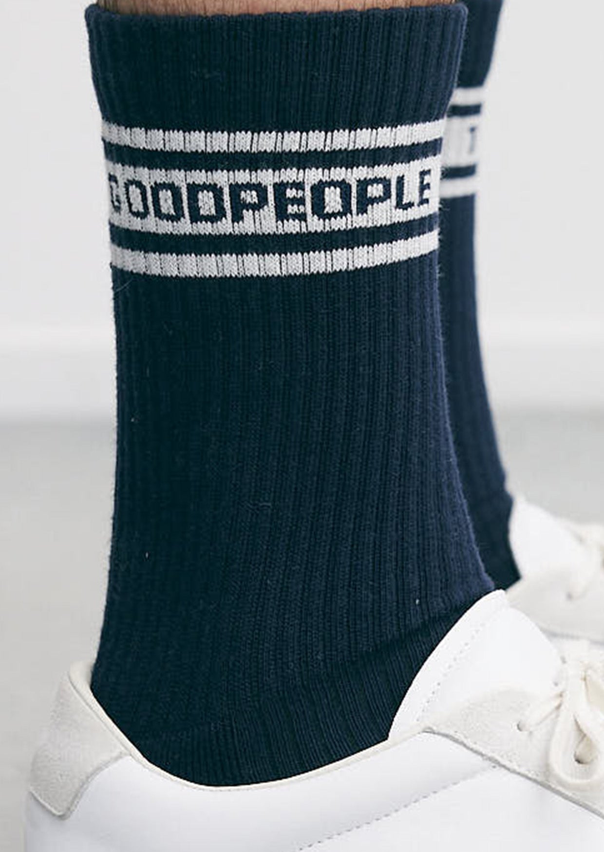 GOODPEOPLE Xander calzini cotone blu navy