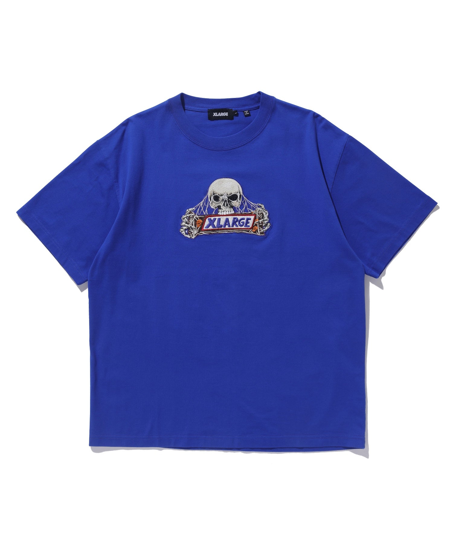 X-Large Skull Logo S/S Tee maglietta ricamo cotone