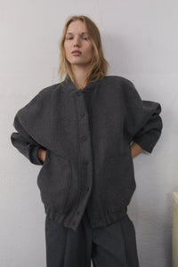 The New Society Earth Woman Jacket giacca donna graphite mist