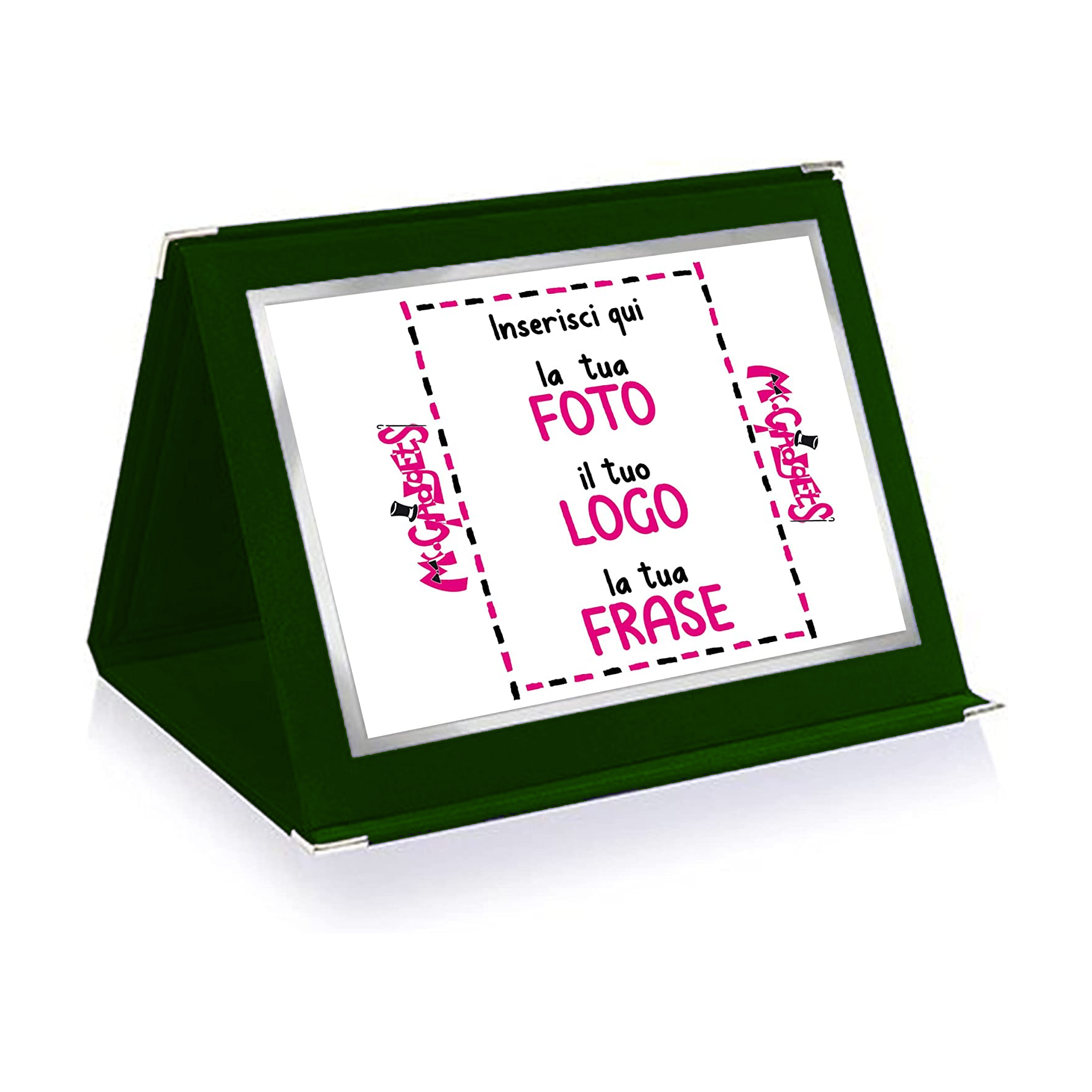 Mr. Gadgets Velluto targa da tavolo personalizzabile ufficio