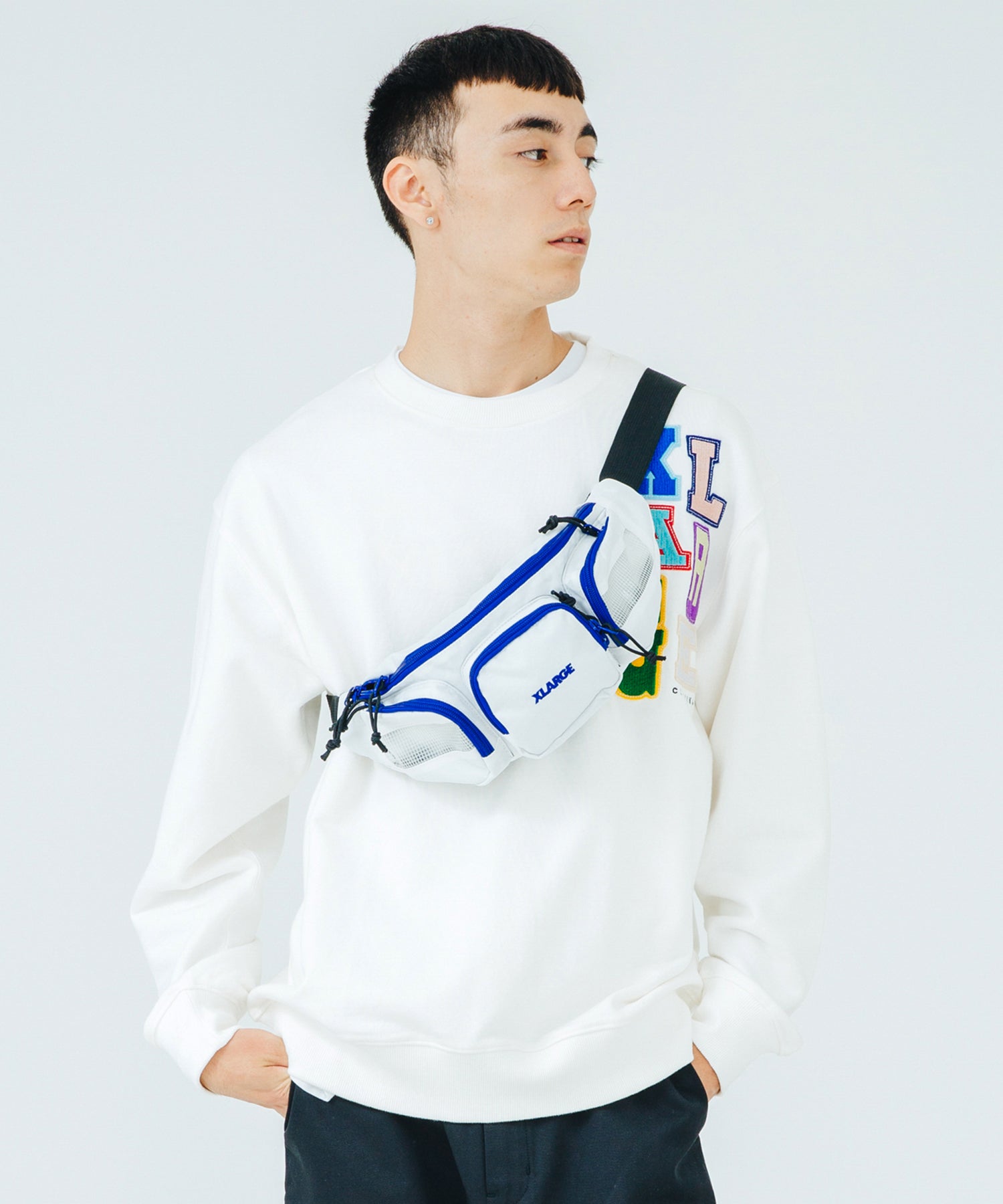 X-Large Multi Purpose marsupio bianco poliestere