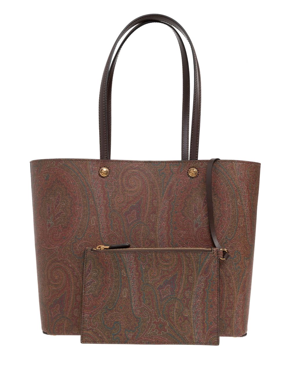 Etro WP1D0024 borsa a mano marrone made in Italy