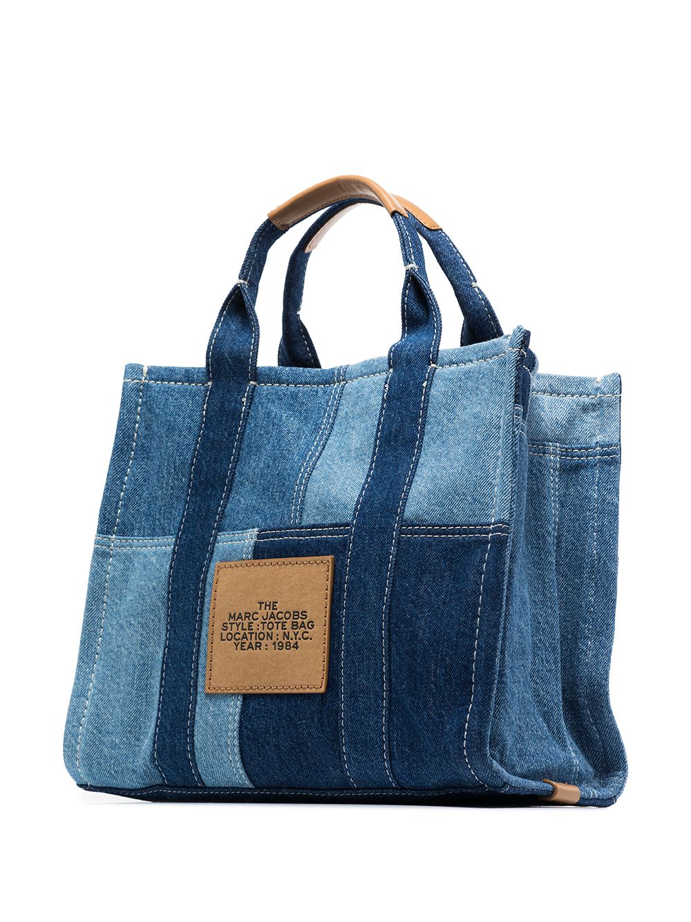 Marc Jacobs H017M06FA21 Tote Donna Denim Blu