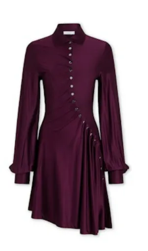 Rabanne 26AJRO377VI0267 abito corto magenta donna