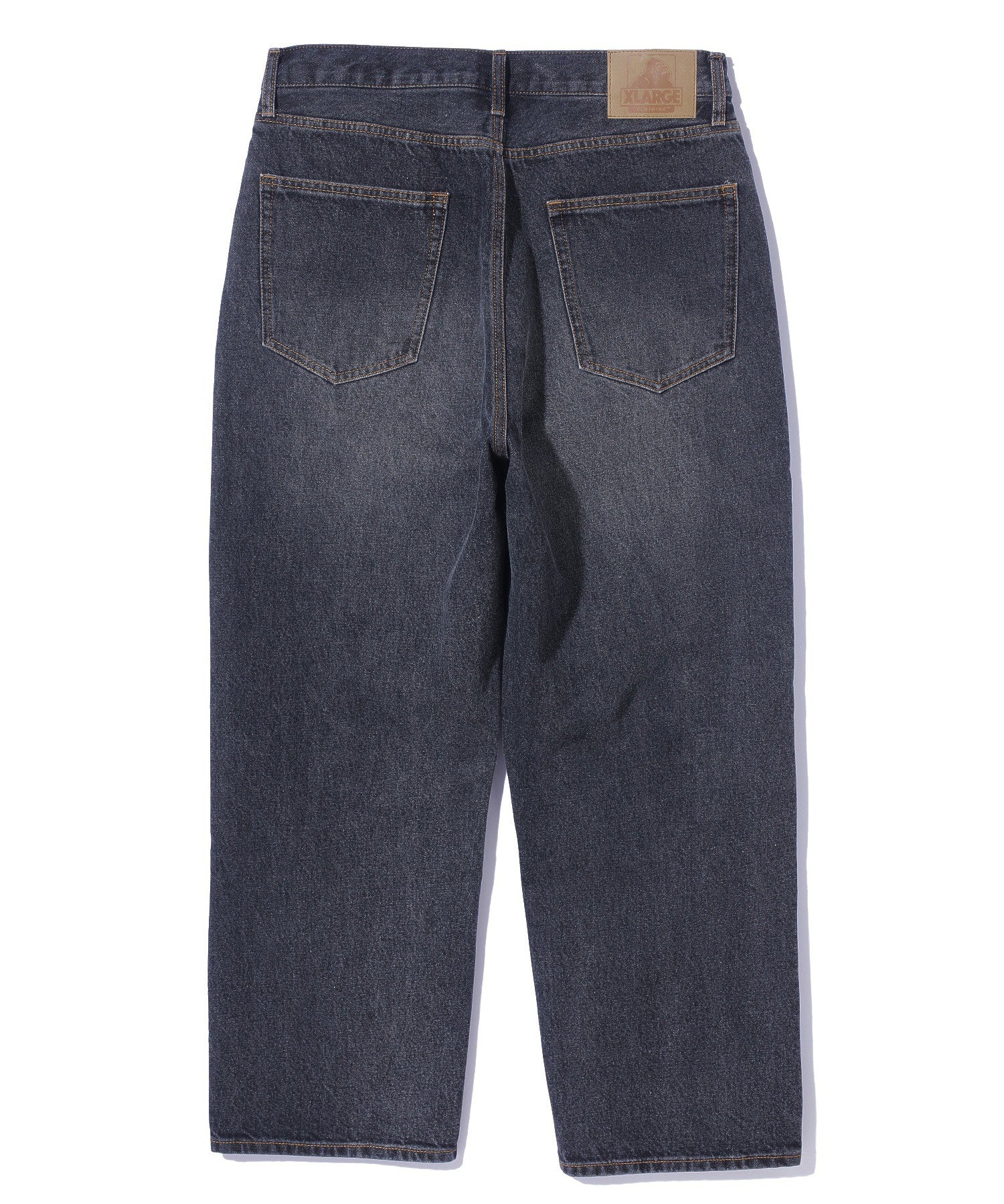 X-Large Patched Denim Pants jeans cotone