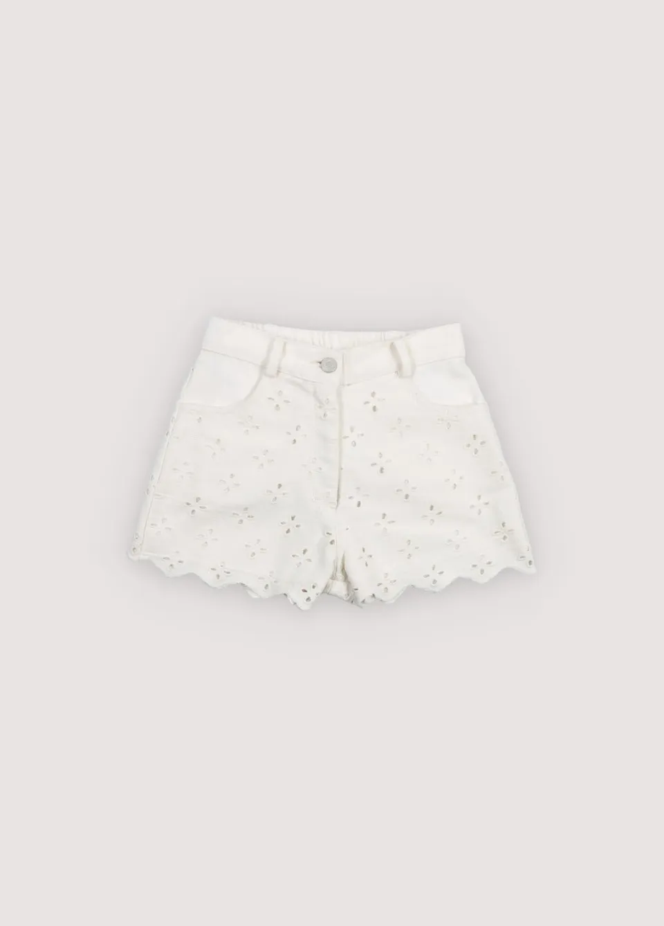The New Society Camelia Short Pure Cloud Denim pantaloncini cotone 6 anni