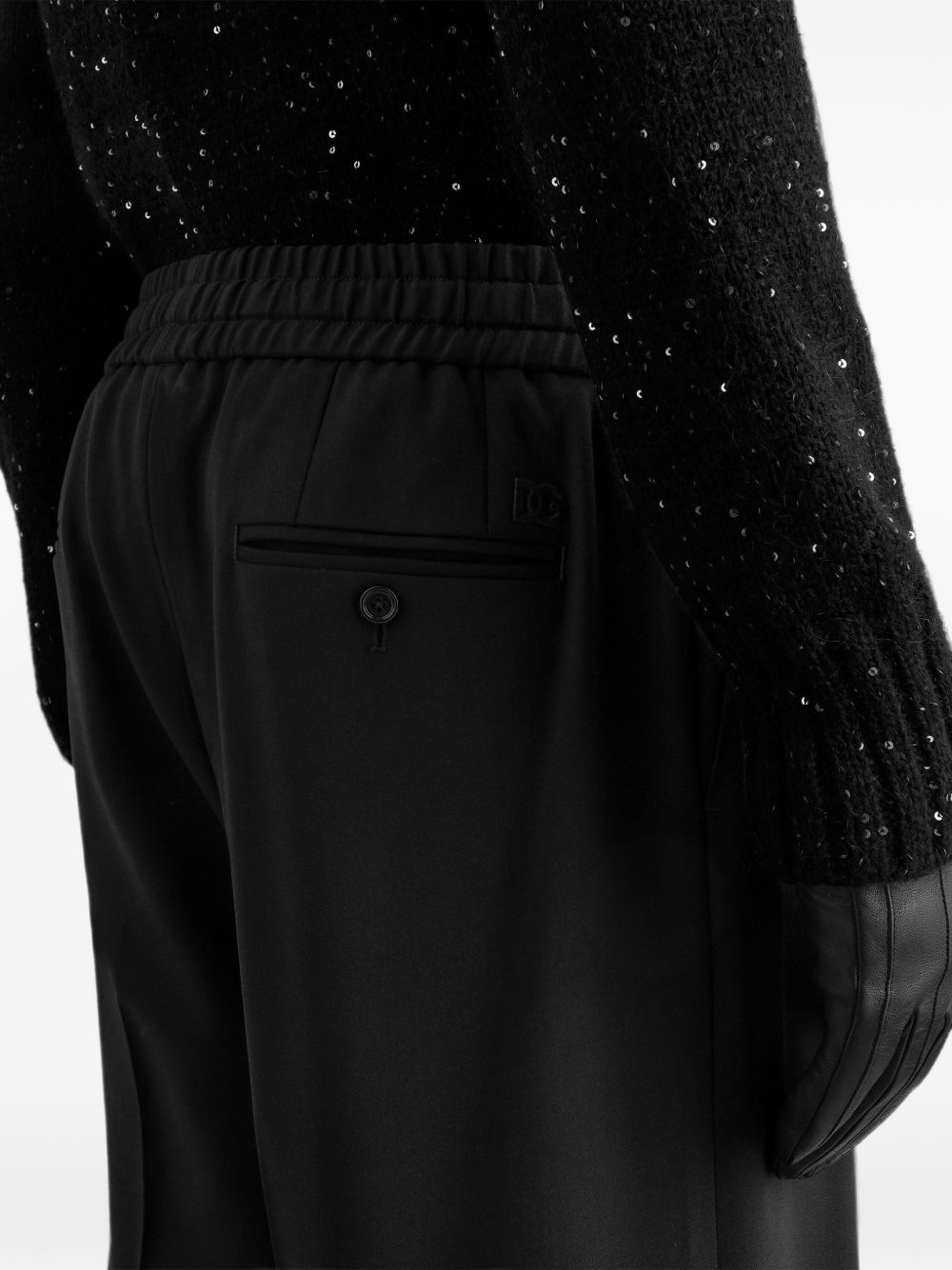 Dolce & Gabbana GP26FZ pantaloni uomo neri