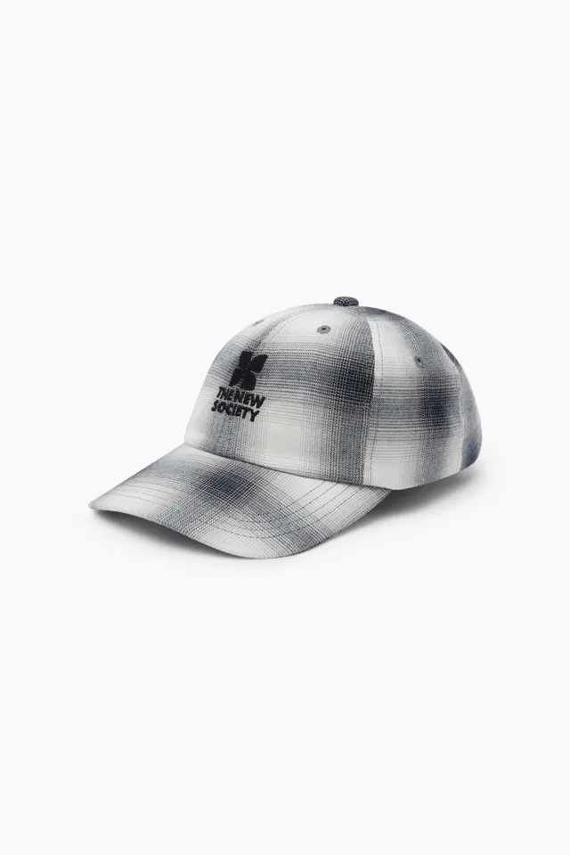 The New Society Lore cappellino bambino quadri cotone