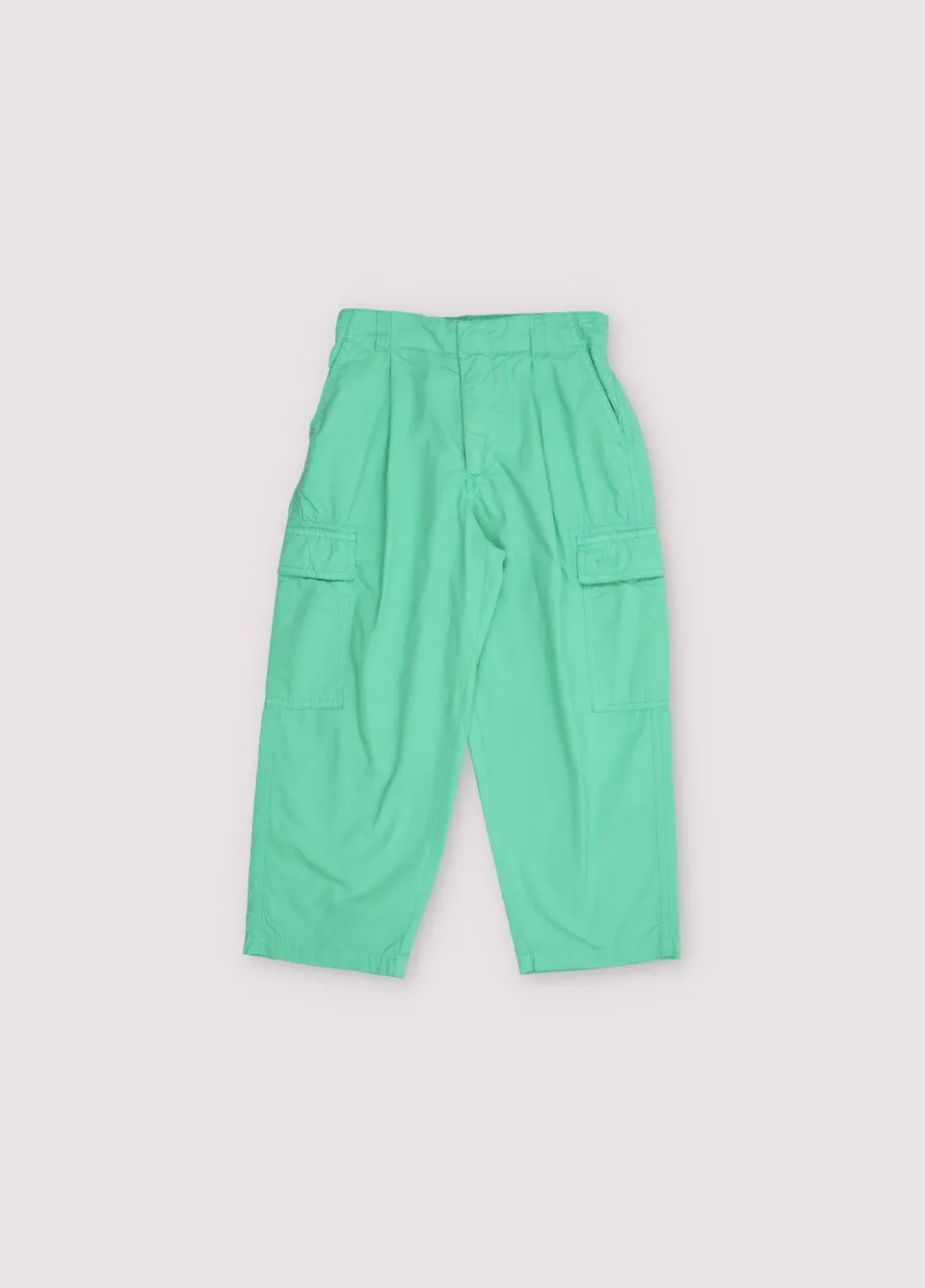 The New Society Tripoli cargo bimbo verde cotone