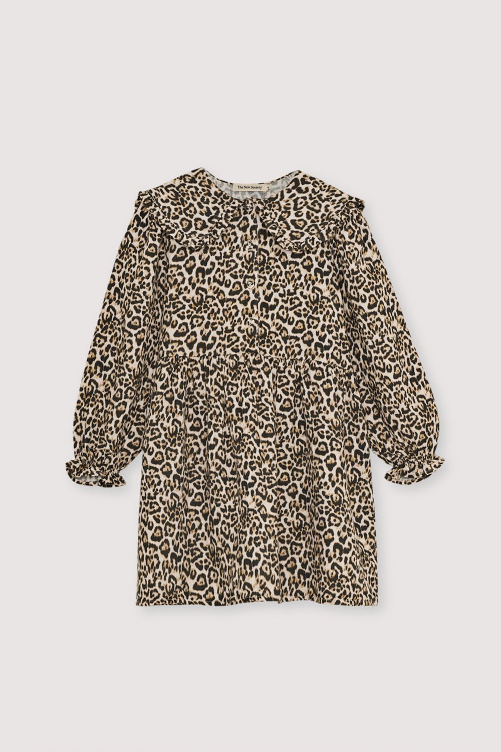 THE NEW SOCIETY Nelia Special vestito bambina leopardato