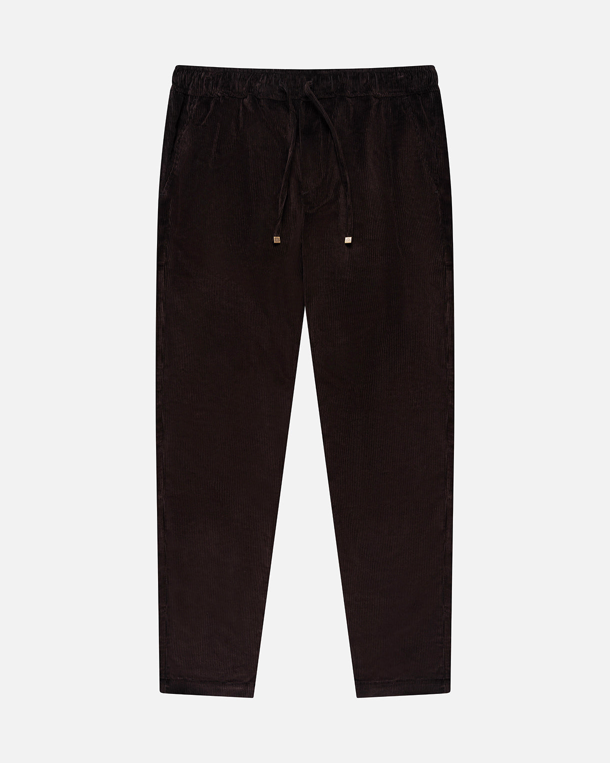 GOODPEOPLE Bob pantaloni velluto marrone relaxed