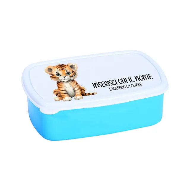 Mr. Gadgets Tigre Azzurro porta merenda bambini resistente