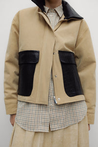The New Society Flint giacca donna cotone utility