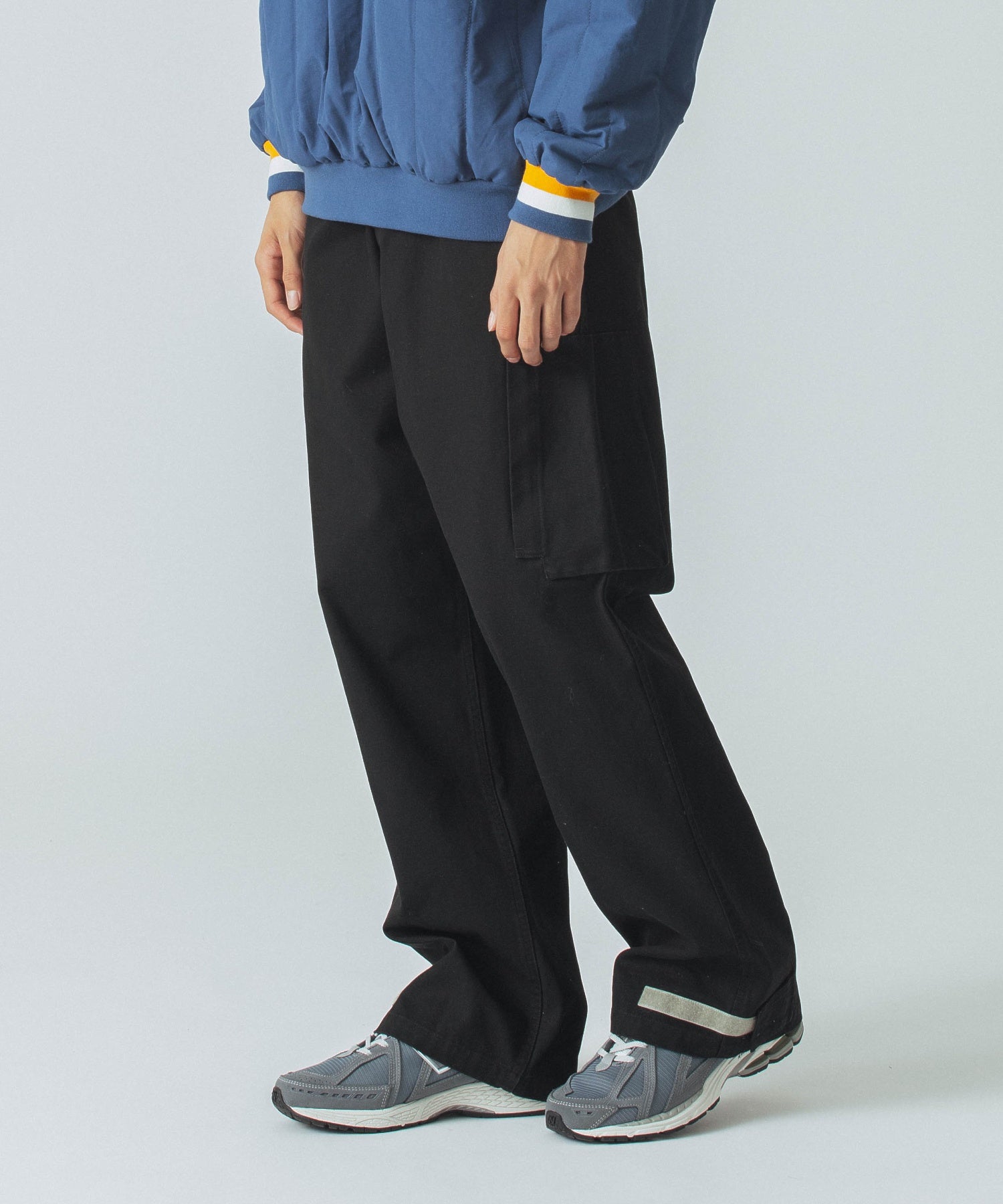 X-Large Zip Cargo pantaloni cargo tasche zip cotone
