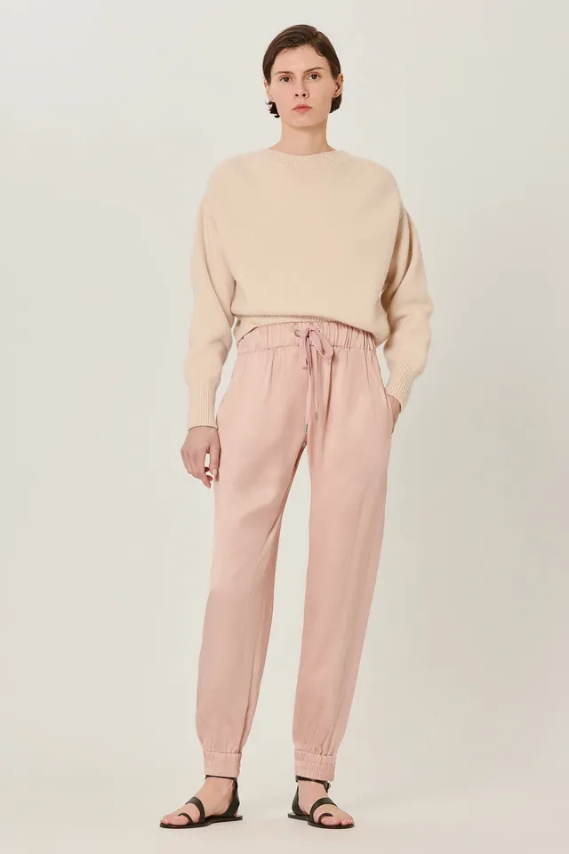 Sa Su Phi Valentina joggers donna 38 cemento satin