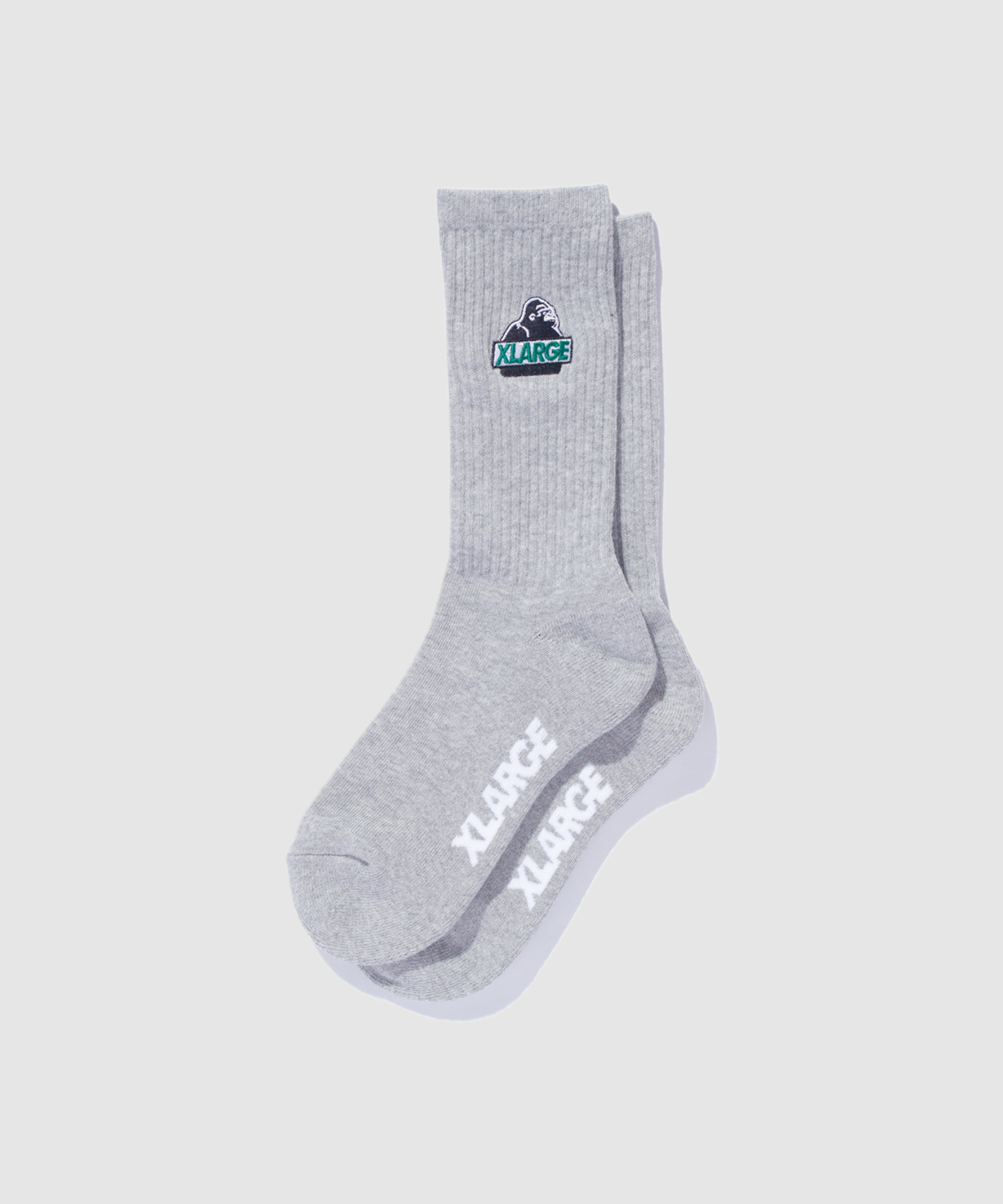 X-Large Embroidered OG calzini cotone bianchi