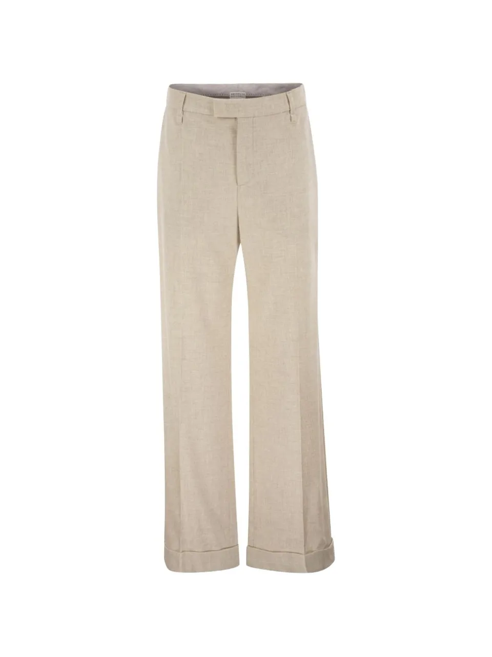 Brunello Cucinelli MB162P8492 pantaloni avorio donna