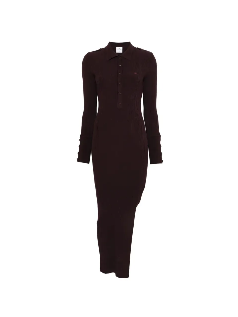 Courreges 326MRO906FI0001 abito lungo donna bordeaux