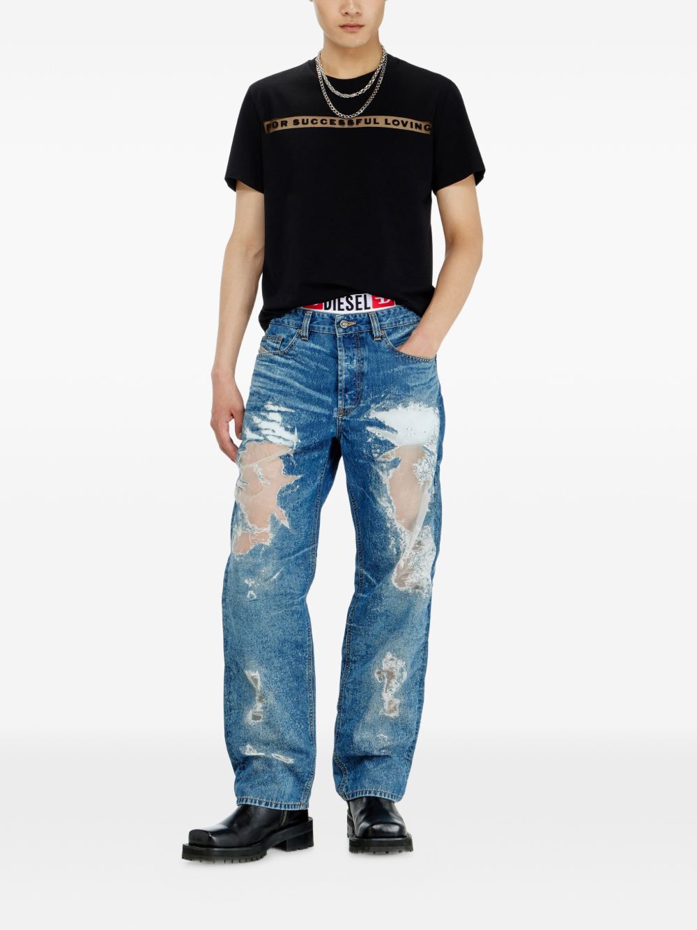Diesel Capsule P01805 T-shirt Uomo Nero
