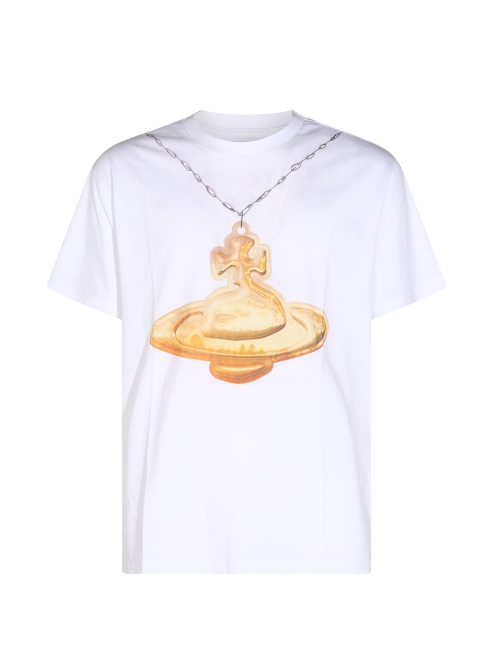 Vivienne Westwood 3G01005T t-shirt bianca uomo