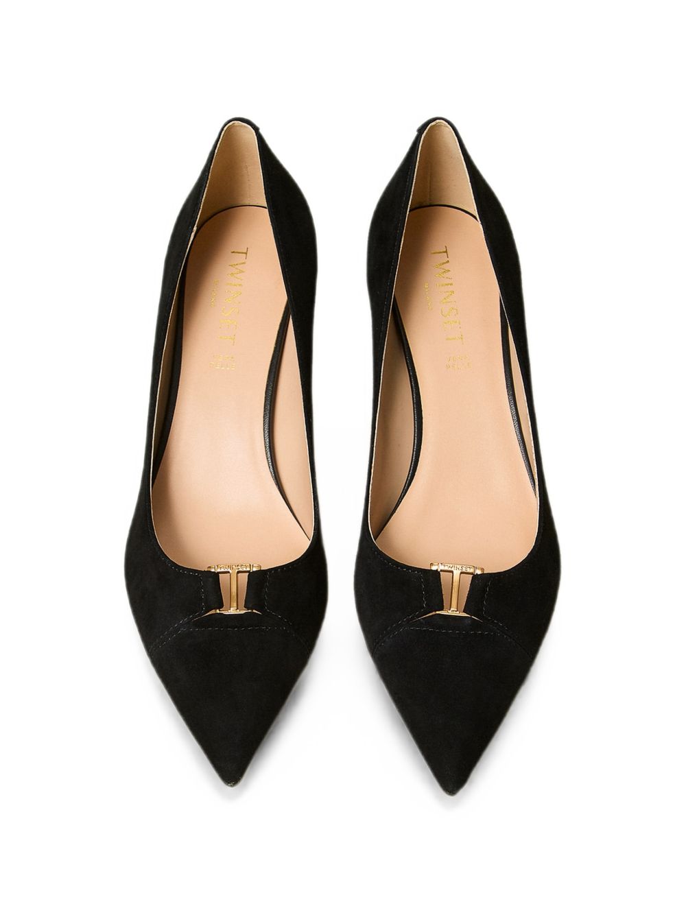 Twinset 262TCP014 scarpe con tacco nere donna