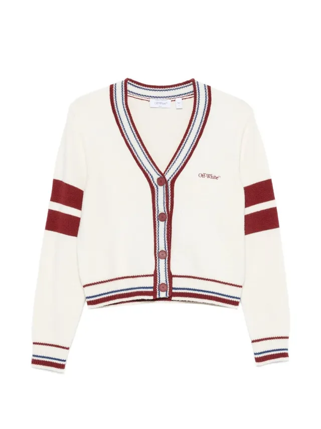 Off-White 2FE00530T Cardigan Donna Ivory