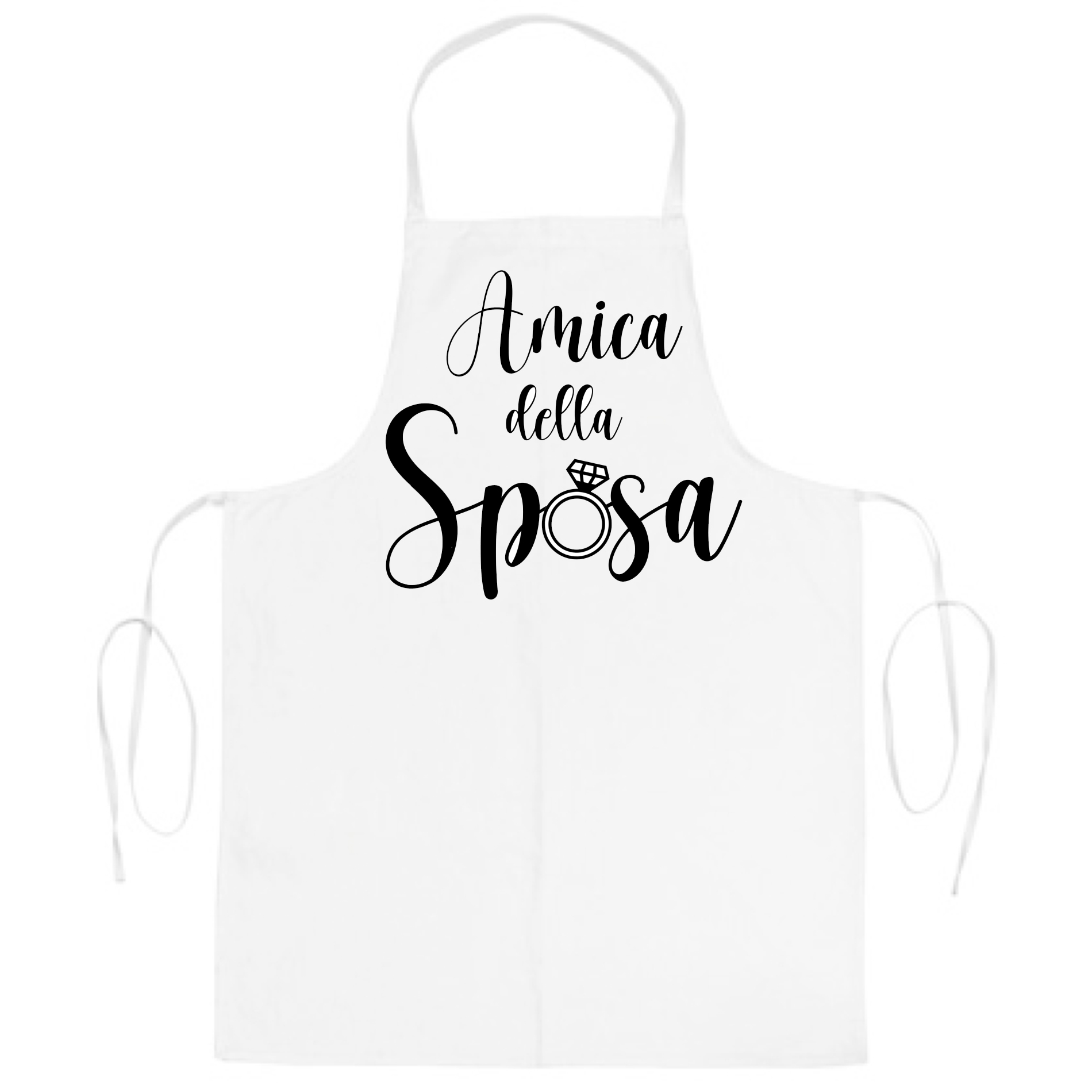 Mr. Gadgets Amica Della Sposa grembiule cucina personalizzato