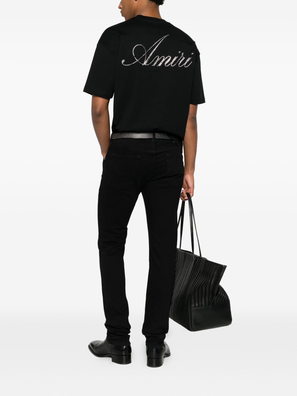 AMIRI AMTOJR1201 t-shirt nero cotone