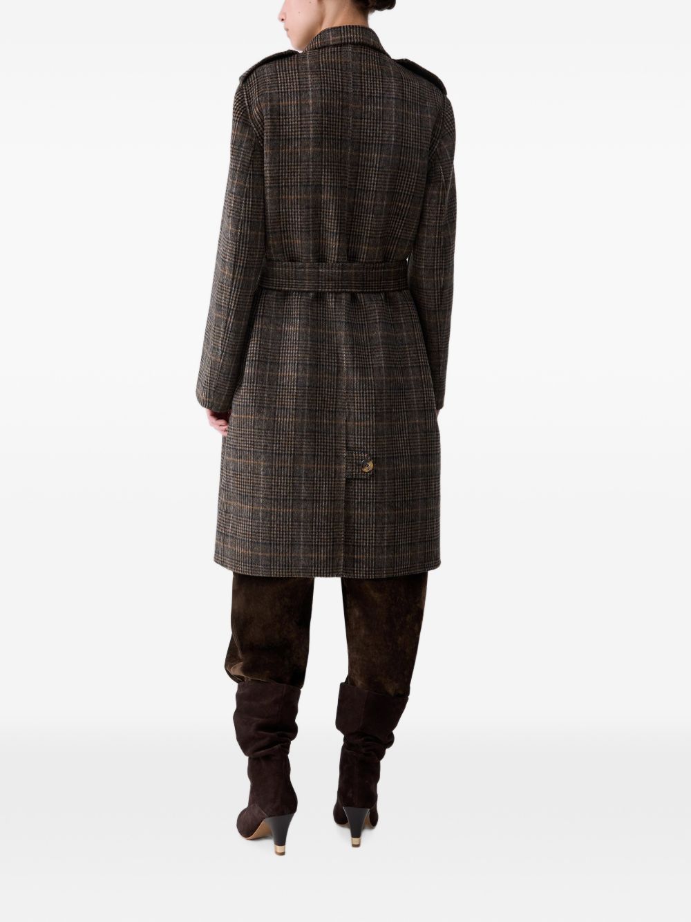 Liu Jo White WF6006T677A cappotto donna camel check