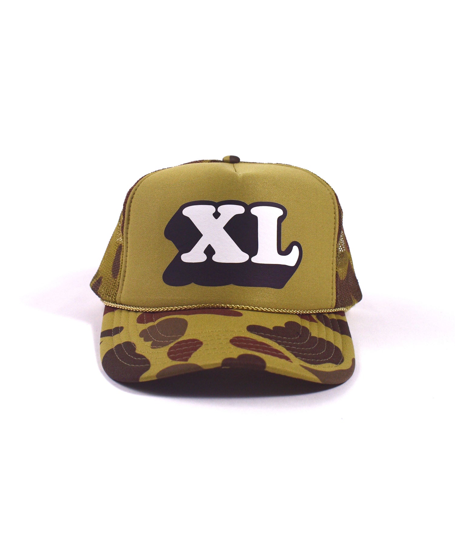 X-Large Bubble Logo cappello trucker nero