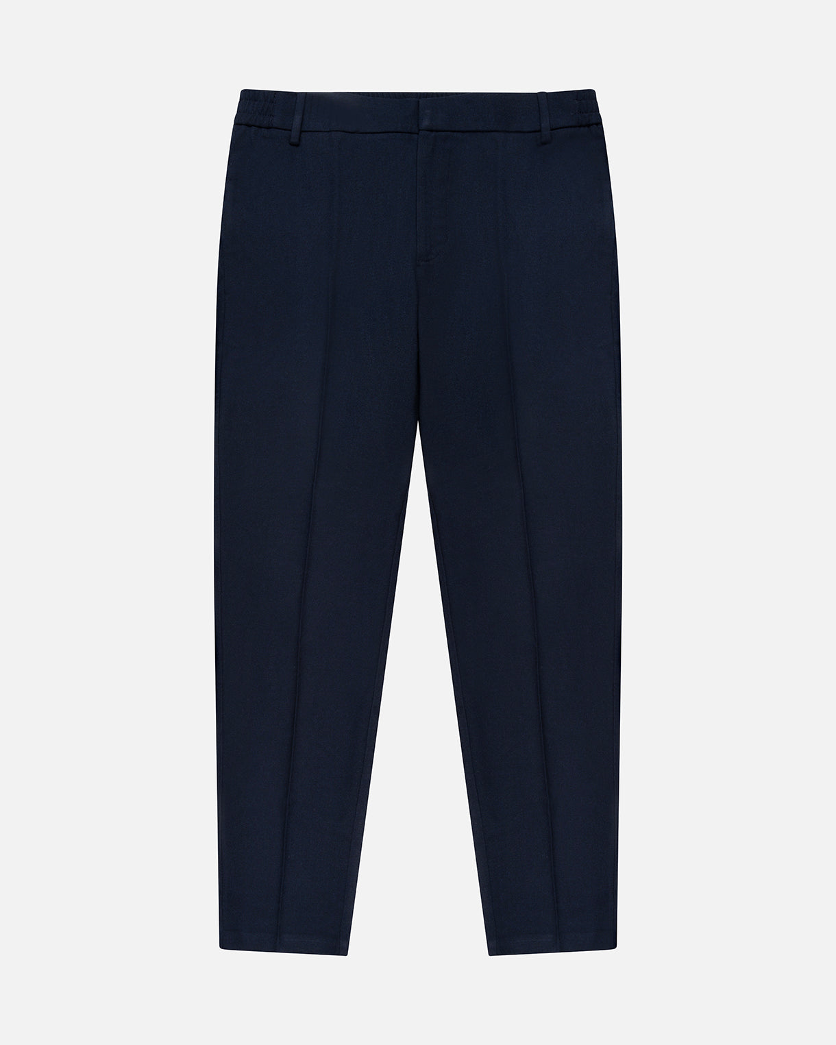 GOODPEOPLE Bueno Regular Fit pantaloni blu navy elasticizzati