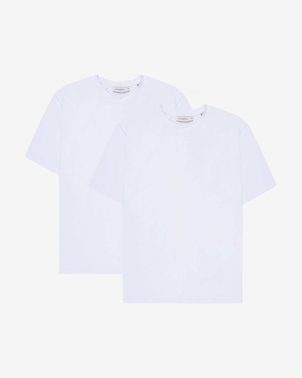 Goodpeople Ted t-shirt bianche 2 pezzi cotone