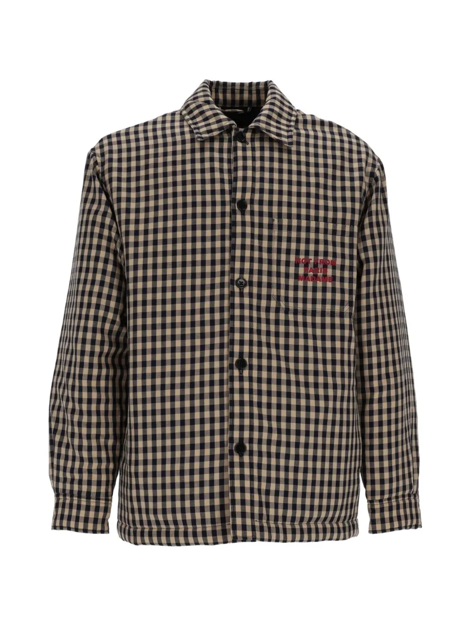 Drole de Monsieur PERM-SH270 camicia beige uomo